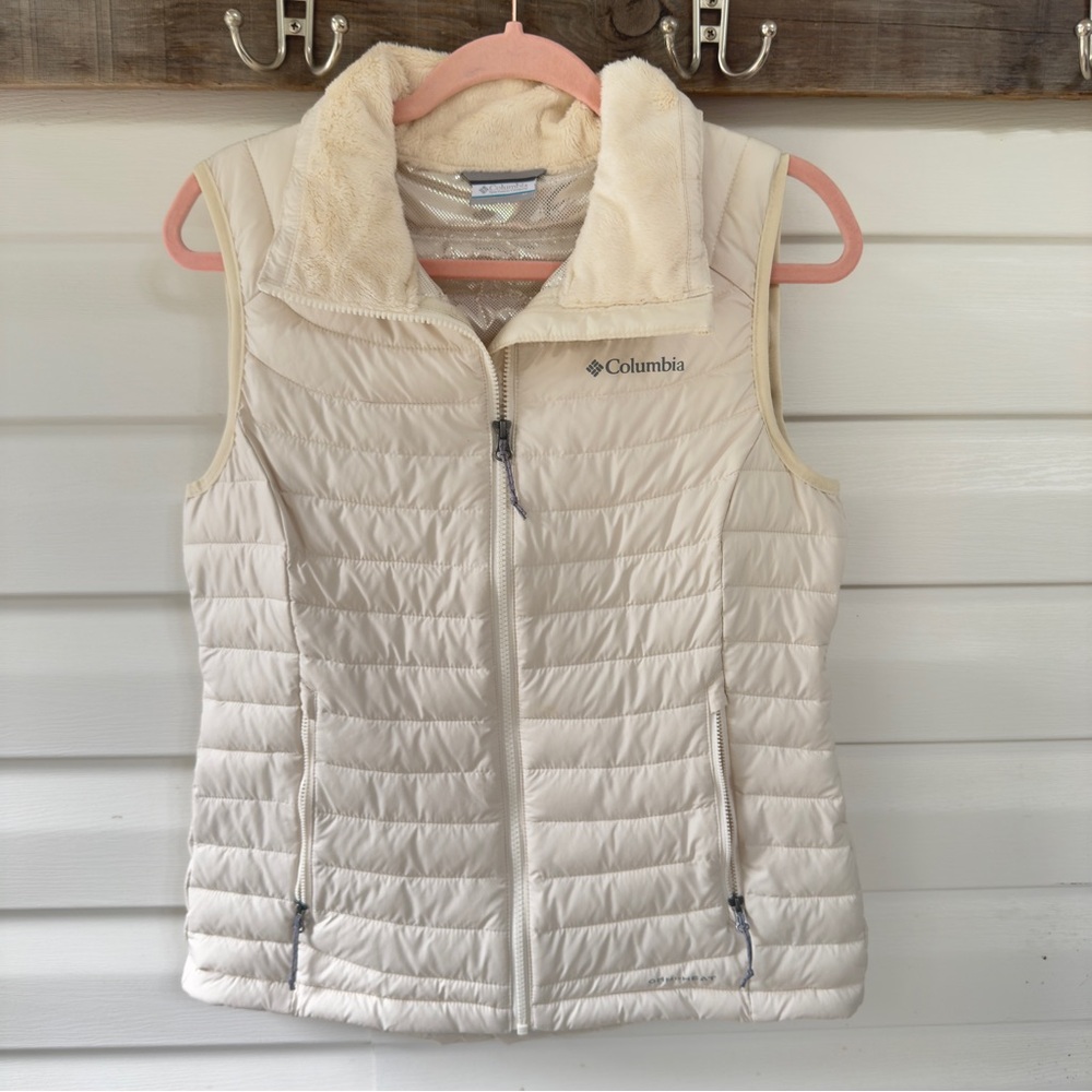 Columbia Women's Off-White Quilted Vest